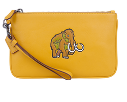 Woolly Mammoth Wrislet, Leather, Yellow, G1672-55716, 2*